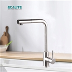 Vòi rửa chén nóng lạnh dây rút Pull-down Ecalite EF-K185S